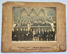 Vintage Photo 1908 Erie Annual Conference Methodist Episcopal Church Portrait NY picture