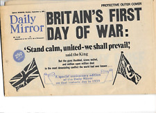 Daily Mirror Newspaper 4/9/1939 Britain`s 1st Day Of War Anniversary Edition picture