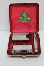 Vintage Ever-Ready Safety Razor w/Chrome Plated Case Brooklyn NY picture