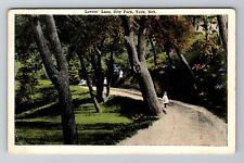 York NE-Nebraska, Lovers Lane, City Park, Antique Vintage Souvenir Postcard picture