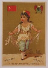 Vintage Advertising Trade Card Belmont Bouquet Murray Spink Furnishings Union  picture
