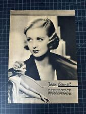 Vintage 1930s Joan Bennett Portrait picture