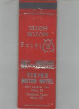 Matchbook Cover Viking Motor Hotel Portland, TX picture