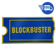 Blockbuster Video Decoration 3d Printed Sign Extra Large XL 9”x4.5”x.6” picture