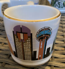 Coffee cup heavy gold rim Large City Picture, Gold Rim, Very Heavy picture