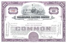 Philadelphia Electric Co. - 1960's dated Pennsylvania Utility Stock Certificate  picture