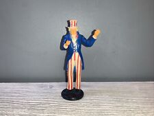 Vintage Durham Industries Uncle Sam Dashboard Figurine Figure With Flag picture