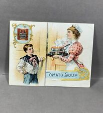 Die Cut Mechanical Victorian Trade Card Advertising ~ Heinz Tomato Soup Factory picture