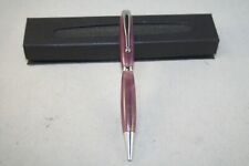 Handmade African Violet Pen with Chrome Parts and Gift Box picture