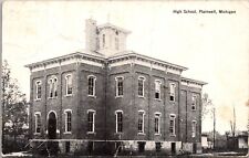1917 Plainwell Michigan MI High School Vintage Postcard L56 picture
