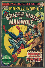 Marvel Team-Up 37  Spider-man & Man-Wolf  Frankenstein Monster  1975 Fair picture