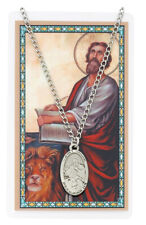 St. Mark Necklace with a Laminated Prayer Card picture