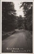 Granville, VT: 1940 Road RPPC - Vintage Addison Co, Vermont Real Photo Postcard picture