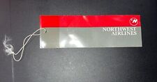 Vtg Northwest Airlines Paper Luggage Tag- Unused- Name,Address -no Longer Exists picture