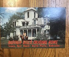 Vintage 1960’s Buffalo Bill Original Home North Platte Nebraska postcard picture picture