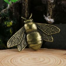 Brass Small Bee Figurine Statue Insect Animal Figurines Toys Desktop Decoration picture