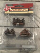 *NIP* 2003 Lemax Christmas Village Collection “Stacked Firewood” Item #34955 picture