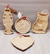 vintage brown bag cookie artmolds Lot Of 4 picture