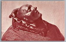 Postcard~ Death Mask Of Napoleon~ Louisiana State Museum picture