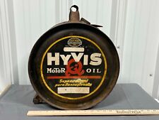 HYVIS Motor Oil Five Gallon Rocker Oil Can Pennsylvania Oil Nice condition picture