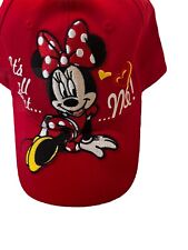 Disney Minnie Mouse It's All About Me  Youth Ball Cap  Adjustable Strap picture