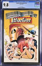 Comico Attractions #nn 1 CGC 9.8 DAVE STEVENS Rocketeer Betty Page Art picture