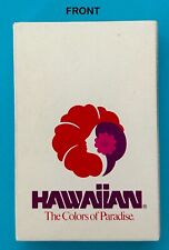 HAWAIIAN AIRLINES 1973-1989 “WHITE” IN-FLIGHT PLAYING CARDS DECK / New - Sealed picture