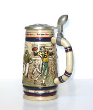 Vintage 1983 Avon Great American Football Lidded Beer Stein, Multicolor, Brazil picture