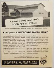 1949 Print Ad Keasbey Mattison Asbestos Cement Roof Shingles Ambler,PA picture