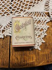 Vintage Chesterfield EMPTY Display Cigarette Pack OLD picture
