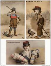 Lot of 5 CPA Series PATRIOTIC Morinet Hairseed Children War 1914-18 (... picture