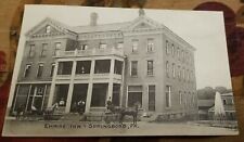 Empire Inn Springboro PA Pennsylvania 1909 Posted Postcard picture