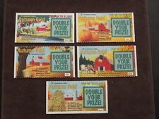 5 - 1998  CONNECTICUT SV SAMPLE LOTTERY TICKETS - AUTUMN GOLD picture