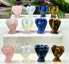 Wholesale Lot 12 PCs 1” Mix Crystal Angel Healing Energy picture