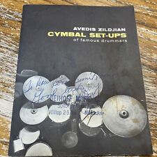 1958 Avedis Zildjian Vintage Cymbal Set Ups Famous Drummers Jerry Jaye Autograph picture