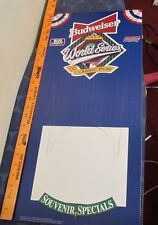 Vintage Budweiser Bud Light Bud Dry 1993 Word Series Souvenir Specials Display  picture