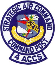 USAF 4th AIRBORNE COMMAND CONTROL SQUADRON – SAC COMMAND POST PATCH picture
