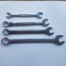 Vintage Lot of 4 Craftsman Wrenches Open  Box End Made in USA 1/2 9/16 7/16 11/ picture