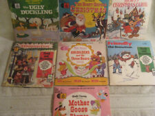 Lot Of 7 Vintage See Hear Read Booklets & 33 rpm Vinyl Records Some Disney # 2 picture