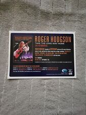 TPGM30 ADVERT 5X8 ROGER HODGSON : 'TAKE THE LONG WAY HOME' LIVE IN MONTREAL picture