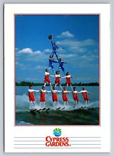 Cypress Gardens Florida Ski Show Vintage Posted 1994 Postcard picture