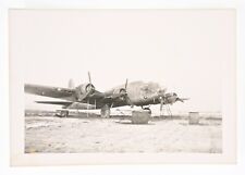 VINTAGE B&W SNAPSHOT CIRCA 1940s WW2 B-17 FLYING SUPERFORTRESS 