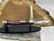 Vintage (1965-69) CASE XX 2 blade Jack with jigged red bone handle--1036.24 picture