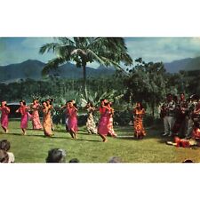 Postcard Dancing Under the Sky, Hawaii Vintage Chrome Posted 1939-1970s picture
