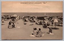 Postcard Bathing Beach Nantucket Mass. *A344 picture