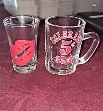🎉🎈NO RESERVE🎉🎈VINTAGE PAIR OF SHOT GLASSES picture