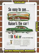 Metal Sign - 1951 Kaiser1- 10x14 inches picture