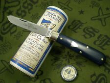 GEC Tidioute #394124 Colt Cutter in Blue Linen Micarta picture