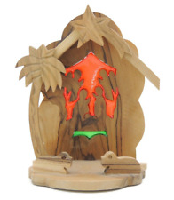 Olivewood Nativity Scene Ornament Holy Family Christmas  picture