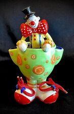 Fitz & Floyd Ceramic Bank Clowning Around 7 Inches Tall picture